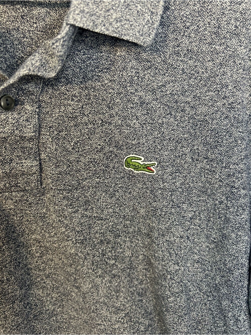 Lacoste Men’s Navy/Gray Slim Fit Polo Shirt, Size XXL - Picture 4 of 7